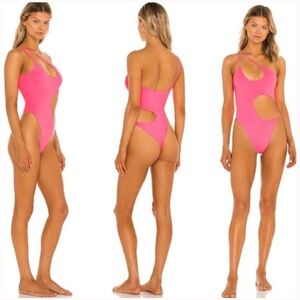 Riot Swim Blaise One Piece Swimsuit in Barbie Pink